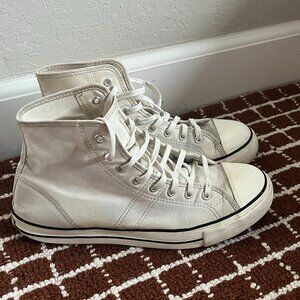 Converse Lucky Star High Top Womens 8.5 Egret Creme Color